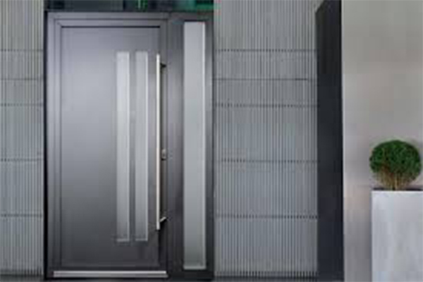 Glass and aluminium doors